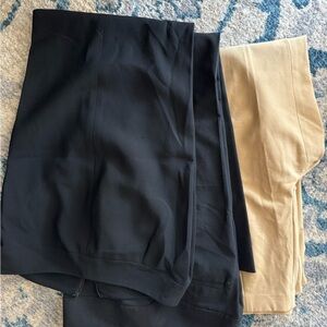 Black and Tan Trousers Set of 3